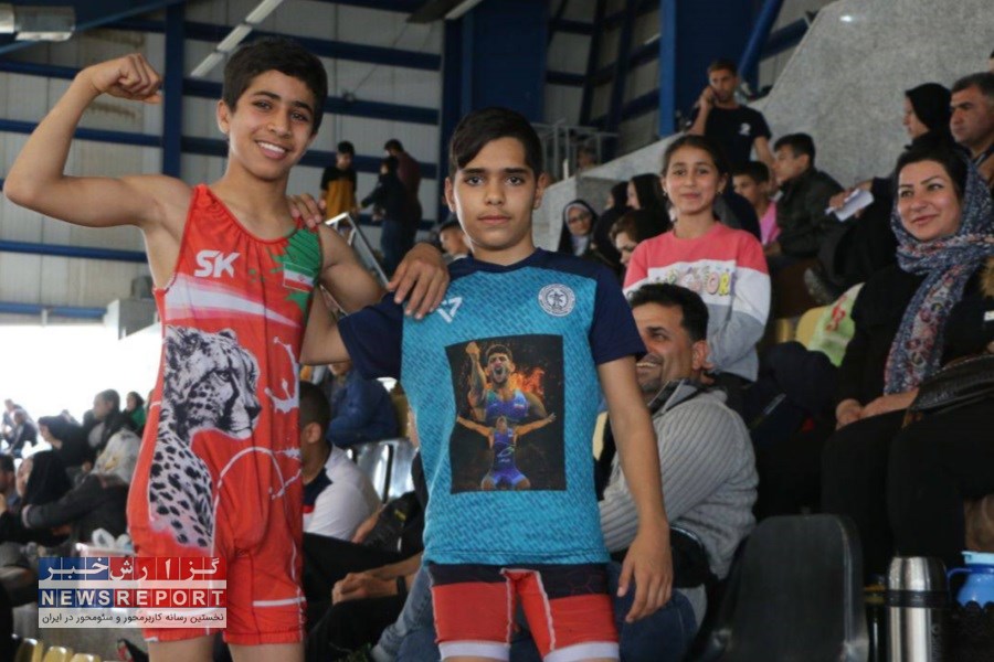 مسابقات کشتی نونهالان آزاد و فرنگی شهرستان شیراز برگزار شد