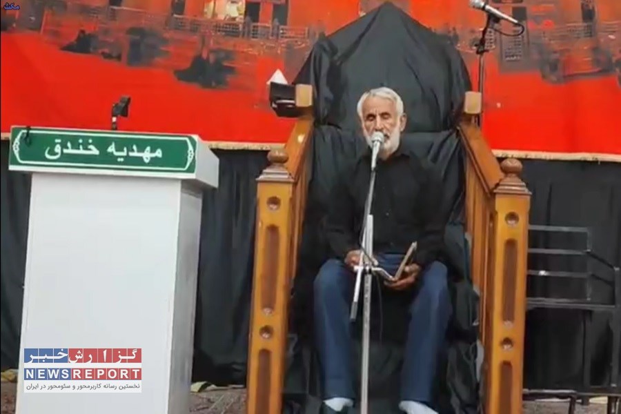 «پیش‌منبرخوانی» حبیب غلامی در مهدیه خندق