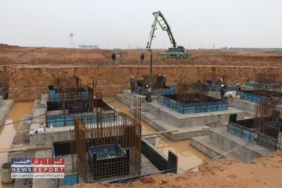 مهمترین پروژه گندله‌ساز غرب کشور به نیمه راه رسید