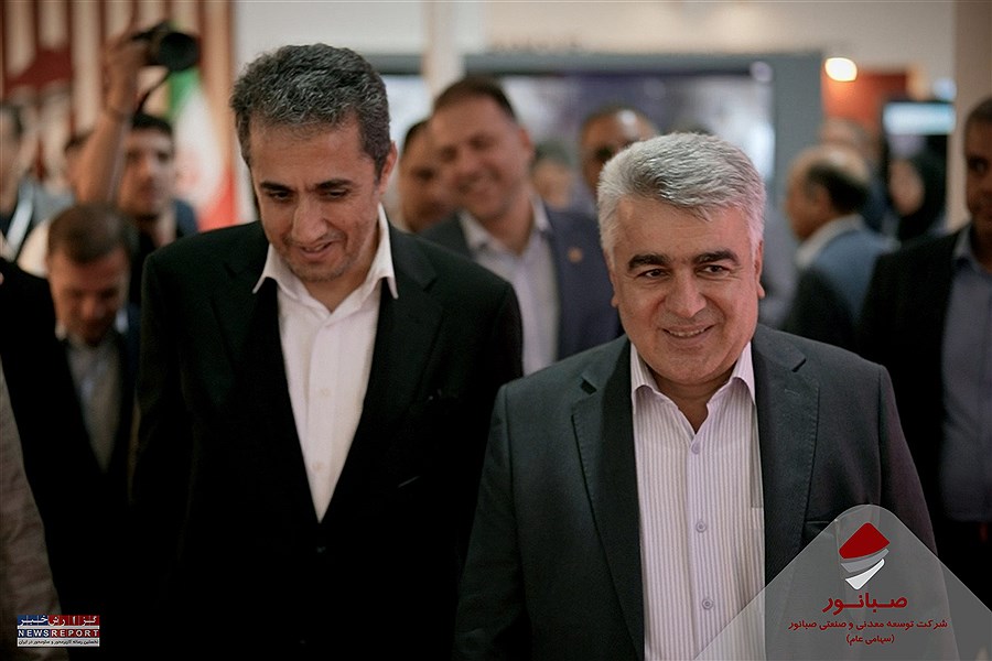 رئیس هیئت عامل ایمیدرو از غرفه شرکت صبانور بازدید کرد: تأکید بر نوآوری و توسعه پایدار در صنعت معدن