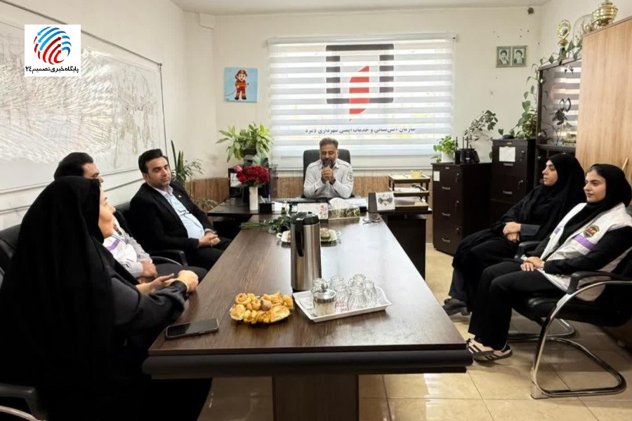 بهزیستی و آتش‌نشانی لامرد در مسیر همکاری‌های نجات‌بخش