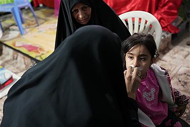 تصویر موج گسترده خدمت‌رسانی آبشار عاطفه ها به زائران در نیمه شعبان